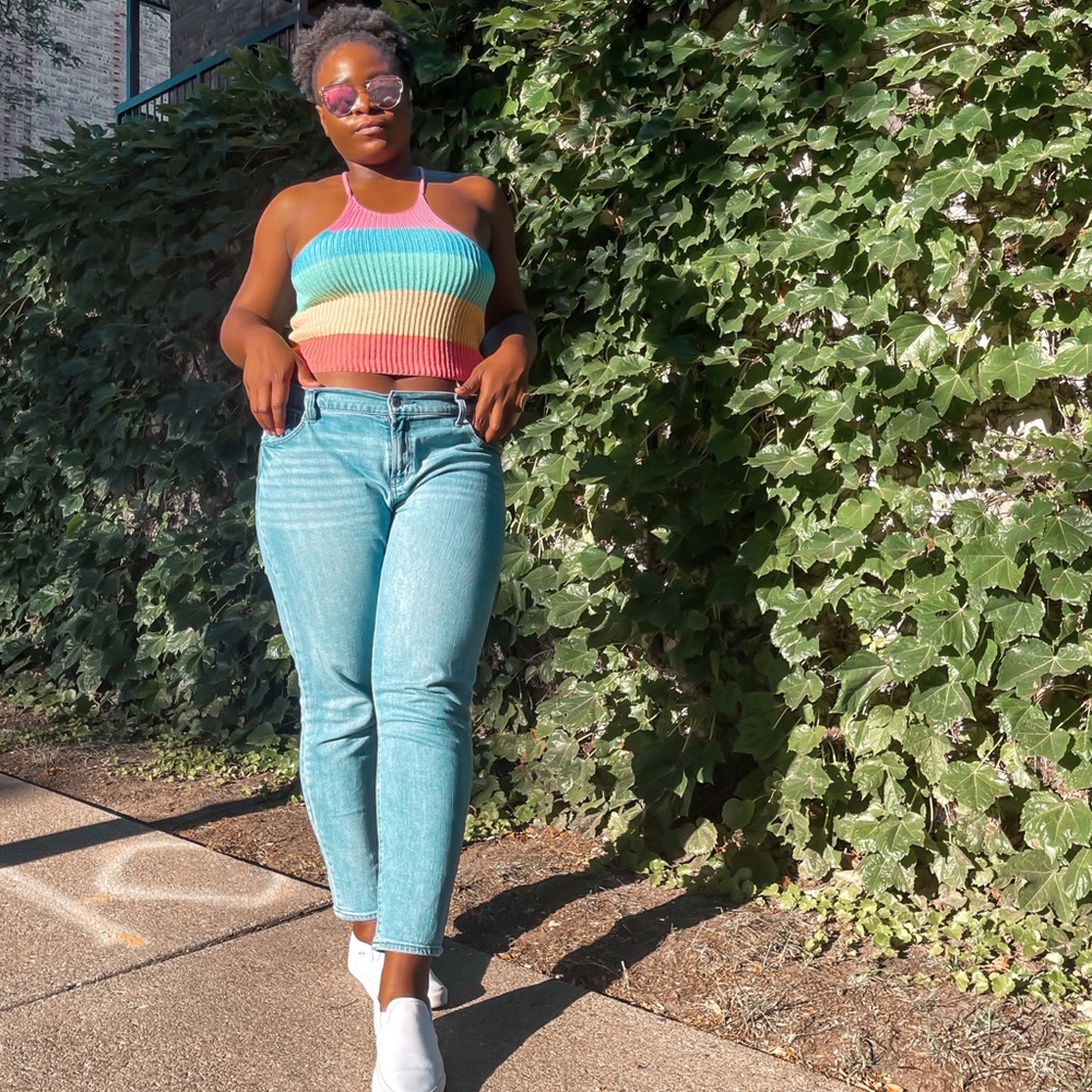 Multi-color Knit Top - Picture 2 of 5
